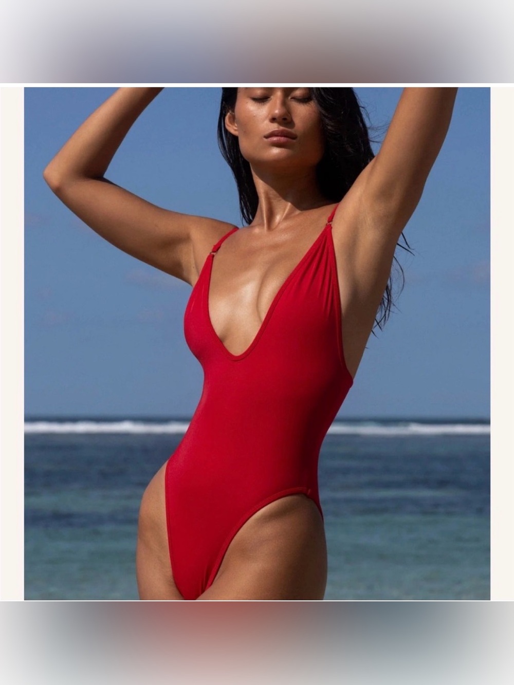 NWT Gooseberry one piece- so chic In Red Size S